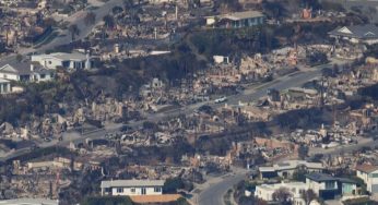 Kehancuran Akibat Kebakaran Los Angeles: Pemandangan dari Udara