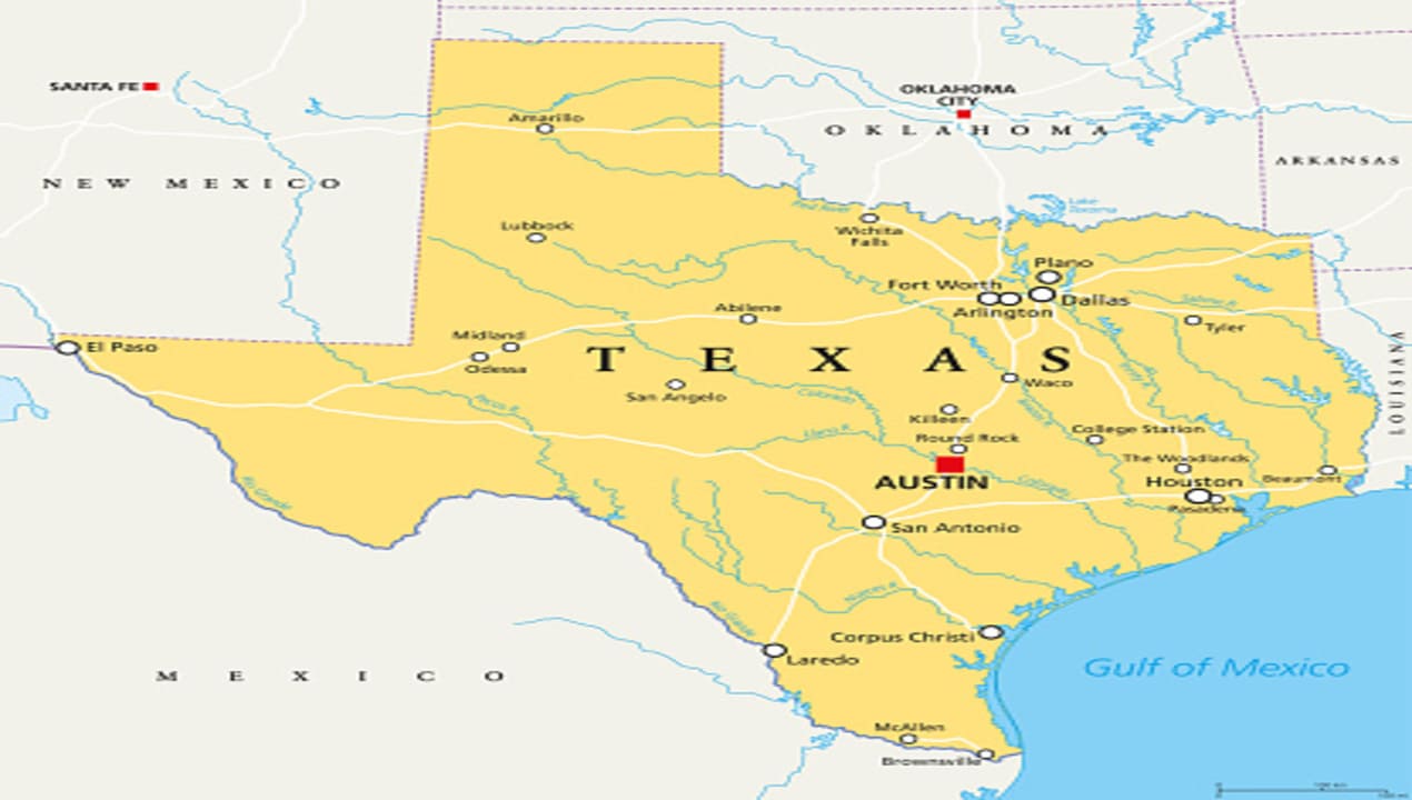 Peta Distrik Texas Picu Ketegangan Politik Nasional
